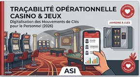 Guide ASI pour la gestion sécurisée des clés, le contrôle d'accès et la traçabilité des zones sensibles en casino